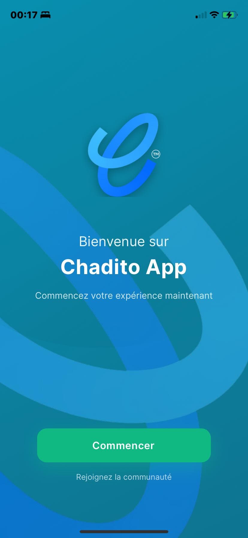 Aperçu de l'application Chadito